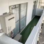 ベランダ　防水工事　施工完了